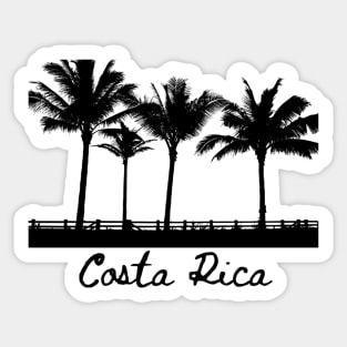 Costa Rica Palm Trees Sticker